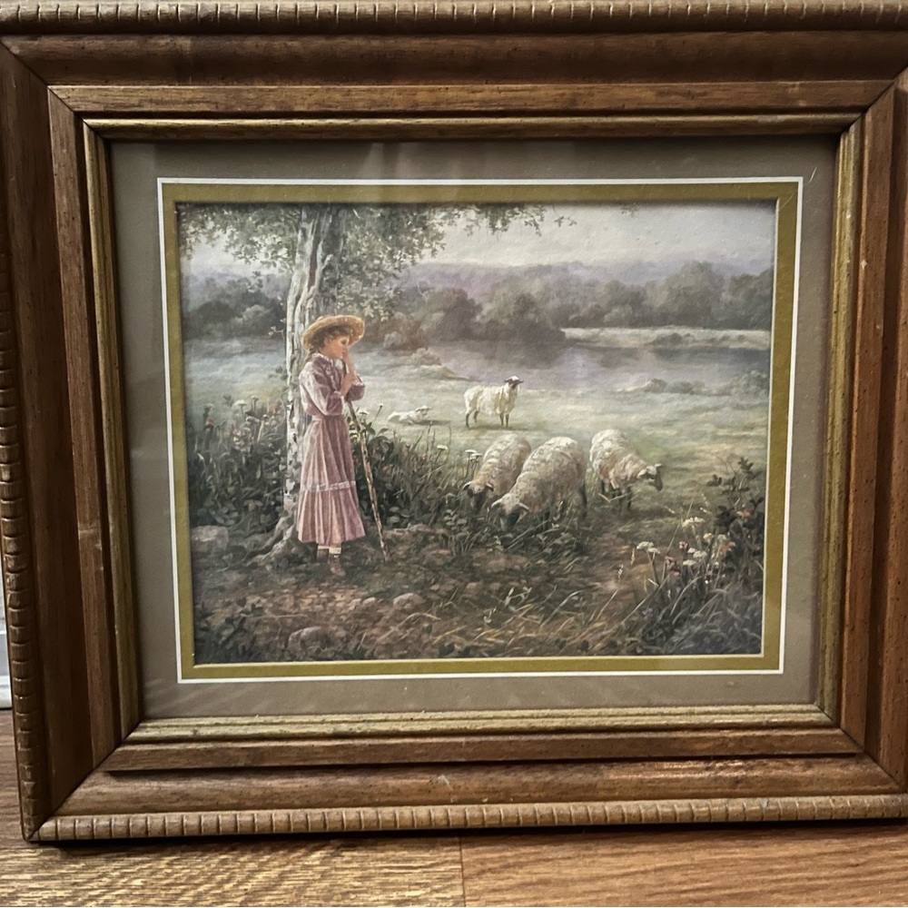 Vintage Thru God's Grace by artist Bettie Hebert Felder Home Interiors Picture.